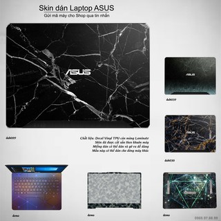 Skin dán Laptop Asus in hình vân đá _nhiều mẫu 3 (inbox mã máy cho Shop)