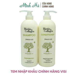 Bộ đôi gội xả Biotin Collagen 1000ml
