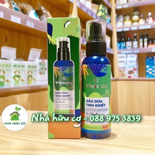 Dầu dừa tinh khiết hương sả chanh VIETCOCO 90ml - Date: 5/2023