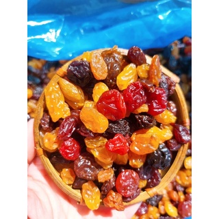 Nho khô thượng hạng mix 3 màu Chile 500gr dùng làm bánh ăn vặt rất tốt cho bà bầu - Mẩy Mẩy shop hạt dinh dưỡng