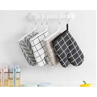 Combo 2 bao tay vải dày nhấc nồi, độ bám cao, cách nhiệt cao chống nóng, màu ngẫu nhiên