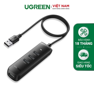 Hub mở rộng 1 cổng ra 4 cổng USB 3.0 UGREEN CM416 - Hàng phân phối chính hãng - Bảo hành 18 tháng