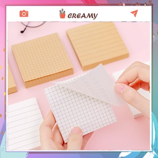 Giấy nhớ note đánh dấu, giấy ghi chú kiểu dáng đơn giản cho học sinh sinh viên CREAMY GGC167