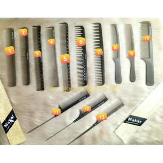 Lược Makar chuyên dụngFREESHIP dẻo bền bắt tóc ,chịu nhiệt cho cắt lược hớt tóc nam barber shop đa dạng giá tận gốc