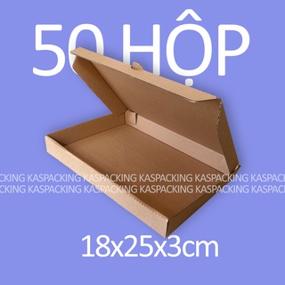 18x25x3cm - 50 thùng hộp carton đựng hàng ship cho khách