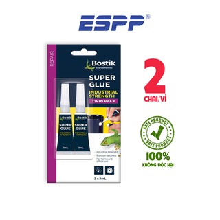 Vỉ 2 tuýp Keo đa năng siêu dính Super Glue (2IN1) - BOSTIK