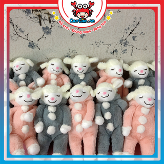 Cừu bông mặc áo có mũ dễ thương - Gấu bông cừu cute quà tặng cho bé