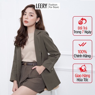 Áo vest nữ công sở 2 lớp thiết kế đẹp xuất sắc mặc đi làm đi chơi Leery VES-01