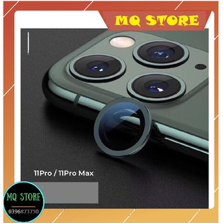 IPHONE 11PRO/11PROMAX ỐP VIỀN KÍNH BẢO VỆ CAMERA( VIỀN KIM LOẠI) CAO CẤP
