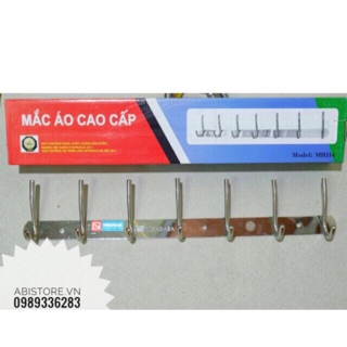 MẮC ÁO INOX VINAHASA CAO CẤP 7 MÓC, MẮC ÁO ĐƠN, ĐÔI HÀNG DÀY ĐẸP