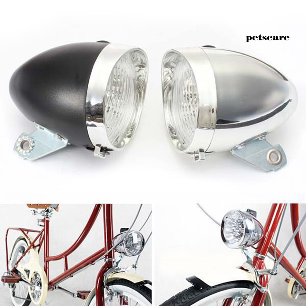 Đèn Pha Xe Đạp 3 Bóng Led 2 Chế Độ