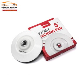 Đế gắn phớt đánh bóng đồng tâm MAXSHINE RO Polisher Backing Plate 5in-125m trục M14 chamsocxestore