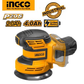 Máy chà nhám tròn dùng pin 20V INGCO CROSLI2001 ( không kèm pin và sạc )