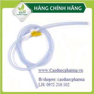 Dây truyền coffee enema silicone 2m có van khóa VIETHEALTHY