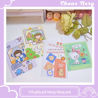 Túi giấy gói hàng/quà sinh nhật/đa năng kiểu dáng dễ thương