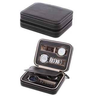 Hộp đựng đồng hồ du lịch 4 chiếc, 3 chiếc, 8 chiếc đen, nâu