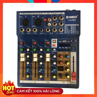 Mixer F4 Pro Hàng Loại 1 . Đã Được Cái Tiến Hơn Mixer Đời Cũ , Âm Thanh Cực Hay , Tích Hợp Màn Hình Hiển Thị