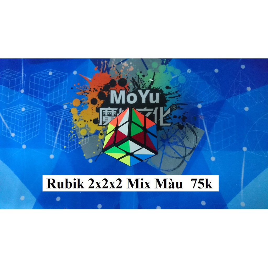 Rubik 2x2x2 Mix Màu