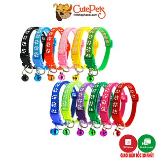 Vòng cổ cho mèo, chó loại chuông nhiều màu - CutePets Phụ kiện chó mèo Pet shop Hà Nội