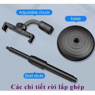 Giá Đỡ Điện Thoại Để Bàn Kẹp Điện Thoại Livestream Xem Video Xoay 360 Độ