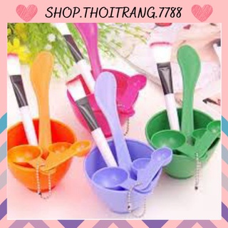 Bộ bát trộn mặt nạ 6 chi tiết, dụng cụ trộn mặt nạ 008946 shop thời trang 7788