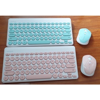 COMBO BÀN PHÍM + CHUỘT KHÔNG DÂY Simetech SM9000 mini SIÊU CUTE