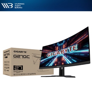 Màn hình LCD 27' GIGABYTE G27QC A (VA - DP, 2xHDMI, 2560x1440, 165Hz, Cong)- Hàng Chính Hãng