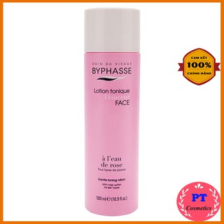 Nước Hoa Hồng Byphasse 500ml Màu Hồng Chính Hãng