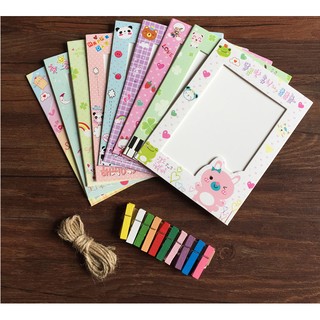 Combo 9 khung ảnh hoạt hình hàn quốc