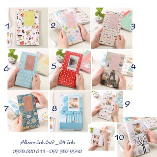 Album Ảnh Polaroid mini 84 ảnh 6x9_ 10 mẫu phong phú