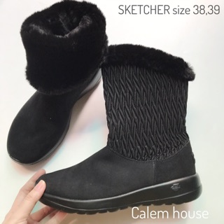 Giày boots SKECHER đen cổ cao