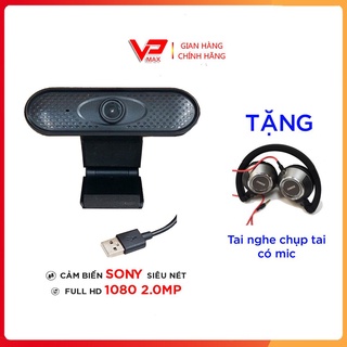 Combo Webcam 2.1Mp full HD cảm biến Sony cực nét tặng tai nghe Somic  / Tai nghe Turtle Beach M3 âm thanh nổi USA