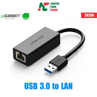 (Hàng Chính Hãng) Dây Cáp Chuyển Đổi USB 3.0 Sang LAN Ugreen 20256