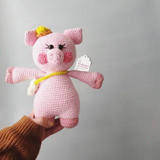 Heo nhồi bông 2018. Chú heo handmade. Thú bông Dungmade