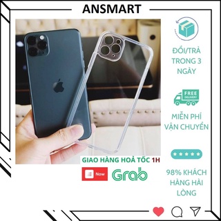 Ốp Likgus trong bảo vệ camera lưng cứng viền dẻo trong suốt chống ố màu cho iPhone X/XSMAX/IPhone 11/IPhone 12/13 Series