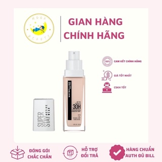 [BILL US] Kem nền che khuyết điểm 24H lâu trôi che phủ cao Maybelline Super Stay Foundation 24H siêu lì chống nước