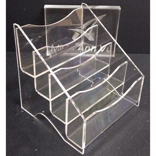 Hộp đựng danh thiếp 4 ngăn mica trong