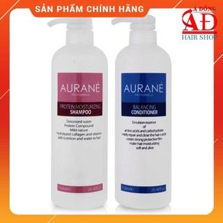 [Chính hãng] [Siêu rẻ] CẶP DẦU GỘI XẢ AURANE MOISTURE PHỤC HỒI TÓC SIÊU MƯỢT 750ML*2