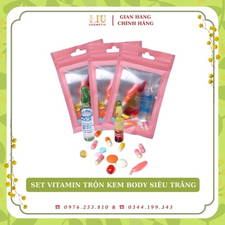 [FREE SHIP] SÉT VIÊN CẤY TRẮNG CẤP TỐC, VIÊN CẤY TRẮNG MIX KEM TRẮNG NHANH GẤP 10 LẦN