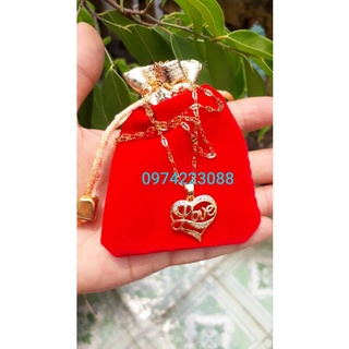 5 chiếc túi nhung đỏ cao cấp kt 10x12cm
