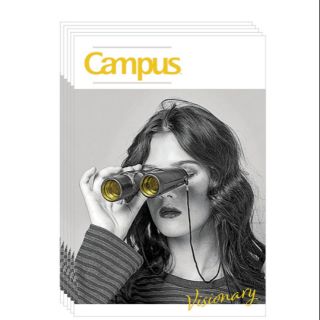 [Mã LIFEBOOK1 giảm 30K đơn 150K] Lốc 5 Cuốn Vở A4 Kẻ Ngang Có Chấm Campus Visionary NB-A4VN200 - ĐL 70 (200 Trang)