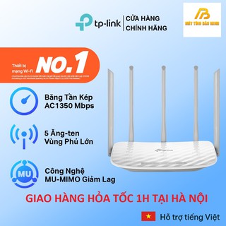Bộ Phát Wifi TP-Link Archer C60 5 Ăng Ten Băng Tần Kép Chuẩn AC 1350Mbps - Hàng Chính Hãng Bảo Hành 2 Năm