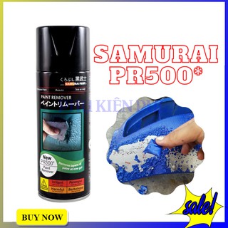 Chai xịt tẩy sơn xe máy Samurai chính hãng pr500*