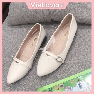 Giày Đế Bằng Kem và Đen mã BBB6 hàng đẹp dễ phối đồ