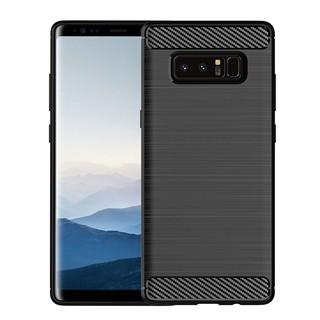 Ốp lưng Samsung Note 8 ốp phay xước carbon vân kim cương chống shock, hấp thụ nhiệt cao cấp