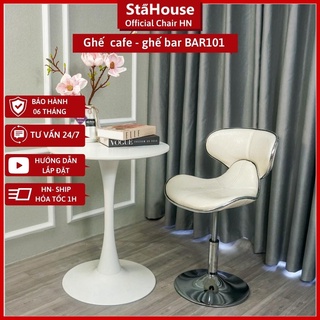 Ghế Bar Cá Sấu - Ghế Cafe Ban Công Ngồi Làm Việc Phong Cách Bắc Âu Thời Trang BAR301 Stahouse Official Chair HN