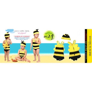 (hàng sẵn) Set bơi họa tiết ong cho bé SBBG17 sz 6m-7y siêu xinh (xấu hoàn hàng) SUBIN kids
