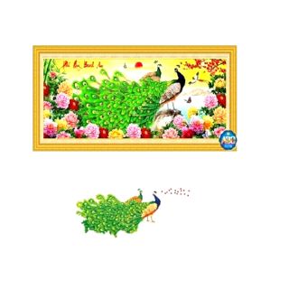 TRANH ĐÍNH ĐÁ PHÚ QUÝ BÌNH AN DF315 (115×50) , LV137 (113×55) cm