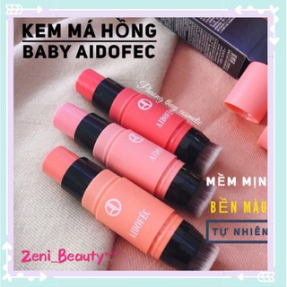 Kem má hồng 2 đầu dạng thỏi