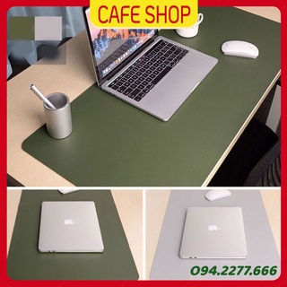 [Mẫu Mới Bo Viền] Miếng Lót Bàn Làm Việc DeskPad Da Cỡ Lớn Kiêm Bàn Di Chuột Máy Tính Mouse Pad Chống Nước Cao Cấp